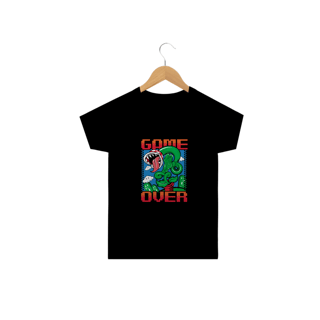 Nome do produto T-shirt Infantil- Mario Game Over