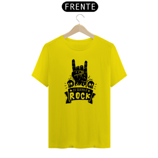 Nome do produto Camiseta 'Eu Quero É Rock'