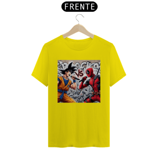 Nome do produto Camiseta Batalha Goku X Deadpool de Rap...