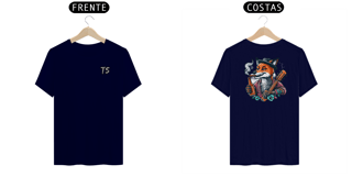 Nome do produto Camiseta Raposa Músico (Tiozão Style)