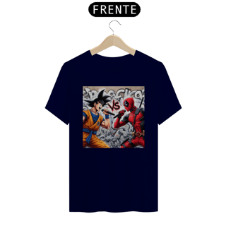 Nome do produto Camiseta Batalha Goku X Deadpool de Rap...