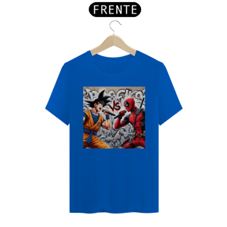Nome do produto Camiseta Batalha Goku X Deadpool de Rap...