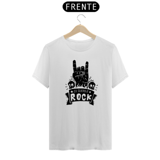Nome do produto Camiseta 'Eu Quero É Rock'