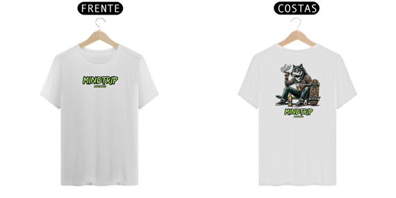 Camiseta Lobo Skatista (Mindtrip Apparel)