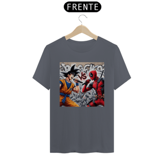 Nome do produto Camiseta Batalha Goku X Deadpool de Rap...