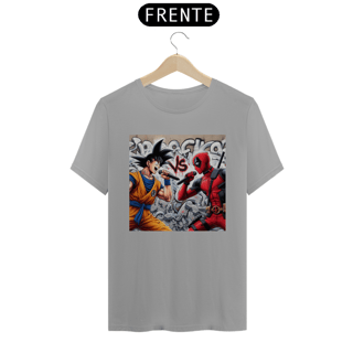 Nome do produto Camiseta Batalha Goku X Deadpool de Rap...