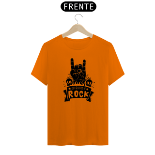 Nome do produto Camiseta 'Eu Quero É Rock'