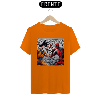 Nome do produto Camiseta Batalha Goku X Deadpool de Rap...