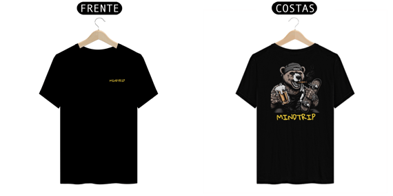 Camiseta Urso Skatista Tomando Chopp (Mindtrip Apparel)