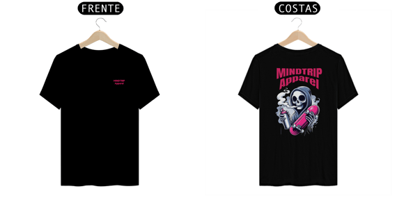 Camiseta Caveira Grafiteira (Mindtrip Apparel)