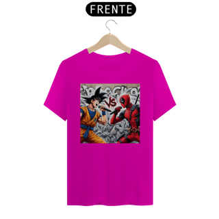 Nome do produto Camiseta Batalha Goku X Deadpool de Rap...