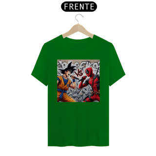 Nome do produto Camiseta Batalha Goku X Deadpool de Rap...
