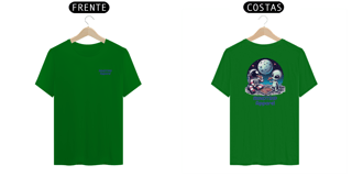 Nome do produto Camiseta Astronauta e Alien Comendo Pizza (Mindtrip Apparel)