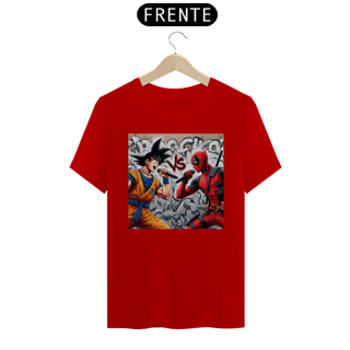 Nome do produto Camiseta Batalha Goku X Deadpool de Rap...