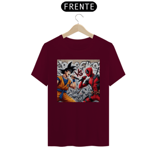 Nome do produto Camiseta Batalha Goku X Deadpool de Rap...