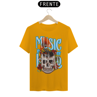 Nome do produto CAMISETA MUSIC IN MY HEAD T-Shirt Quality