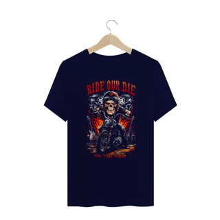 Nome do produto T-SHIRT PLUS SIZE RIDE OUR DIE