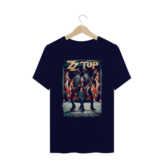 Nome do produto T-SHIRT PLUS SIZE ZZ TOP