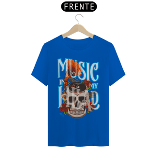 Nome do produto CAMISETA MUSIC IN MY HEAD T-Shirt Quality
