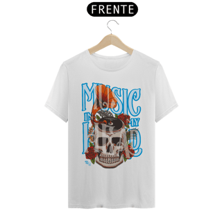 Nome do produto CAMISETA MUSIC IN MY HEAD T-Shirt Quality