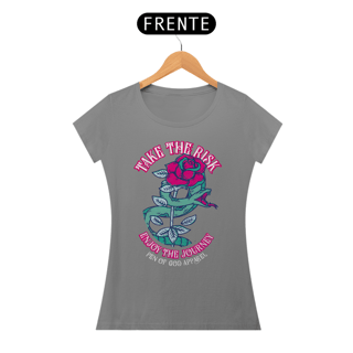 Nome do produto T-SHIRT BABY LONG QUALITY TAKE THE RISK