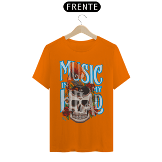 Nome do produto CAMISETA MUSIC IN MY HEAD T-Shirt Quality