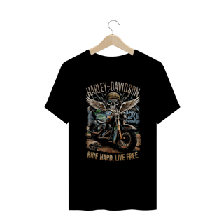 Nome do produto T-SHIRT PLUS SIZE RIDE HARD
