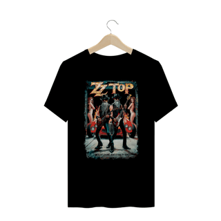 Nome do produto T-SHIRT PLUS SIZE ZZ TOP