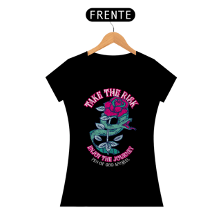 Nome do produto T-SHIRT BABY LONG QUALITY TAKE THE RISK