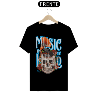 Nome do produto CAMISETA MUSIC IN MY HEAD T-Shirt Quality
