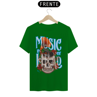 Nome do produto CAMISETA MUSIC IN MY HEAD T-Shirt Quality
