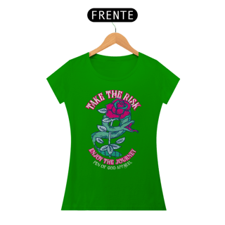 Nome do produto T-SHIRT BABY LONG QUALITY TAKE THE RISK