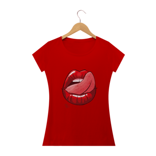 Nome do produto Tshirt baby Long BOCA tongue