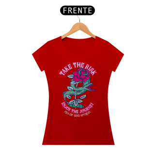 Nome do produto T-SHIRT BABY LONG QUALITY TAKE THE RISK