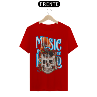 Nome do produto CAMISETA MUSIC IN MY HEAD T-Shirt Quality