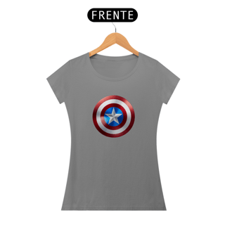 Baby Look CAPITÃO AMERICA ESCUDO