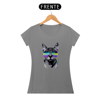 Nome do produto Baby Look ARTE PSICODÉLICA GATO