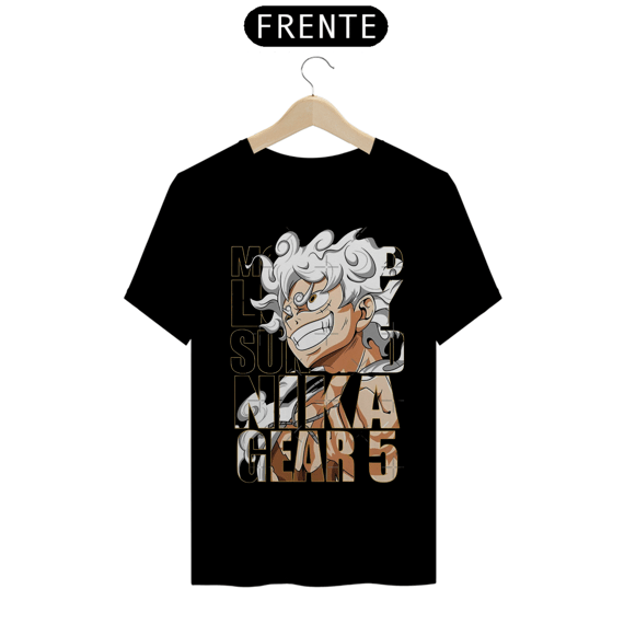 Camisa Quality Luffy Gear 5 One Piece - Tecido Premium