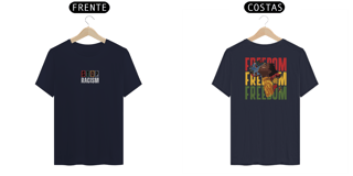 Nome do produto Camiseta stop racismo/freedom