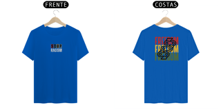 Nome do produto Camiseta stop racism/ freedom