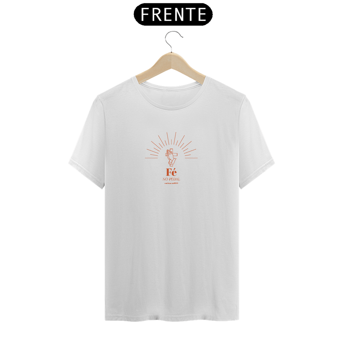 Nome do produto: Camiseta Fé no Pedal 
