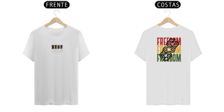Nome do produto Camiseta stop racism/ freedom