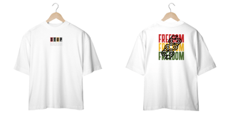 Nome do produto camiseta stop racism/ freedom