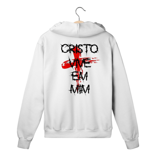 Nome do produto moletom cristo vive 