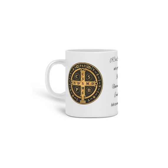 Caneca Medalha de São Bento