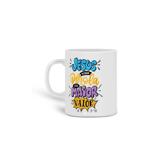 CANECA JESUS EMINHA PEROLA 