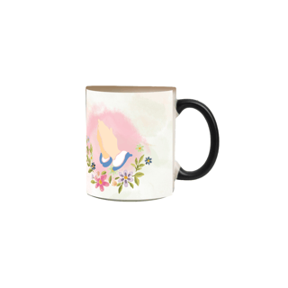 Nome do produto caneca N.s das graçasflores