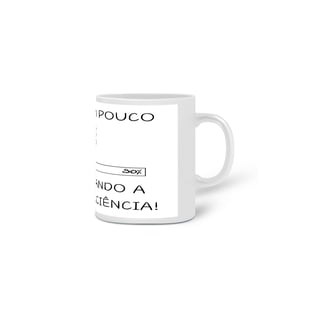 Nome do produto caneca carregando paciência
