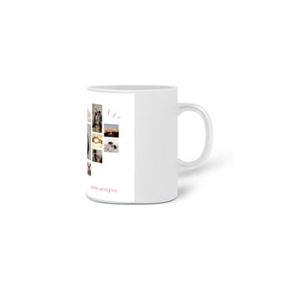 Nome do produto caneca coração fotos