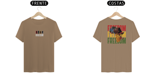 Nome do produto Camiseta stop racismo/freedom